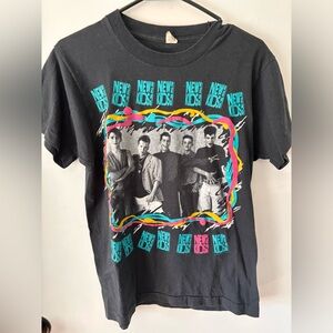 Rare New Kids on the Block Hangin Tough on Tour tee from ‘89